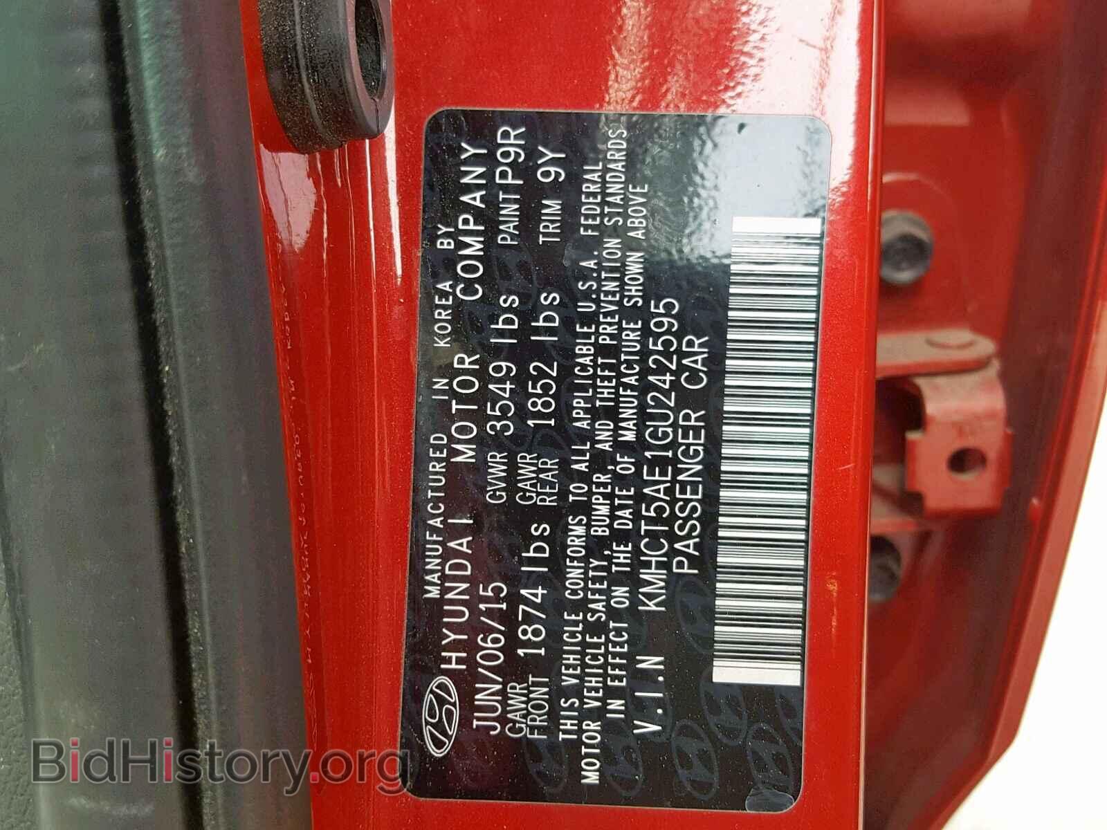 2016 HYUNDAI ACCENT - VIN: KMHCT5AE1GU242595 - Photo 10