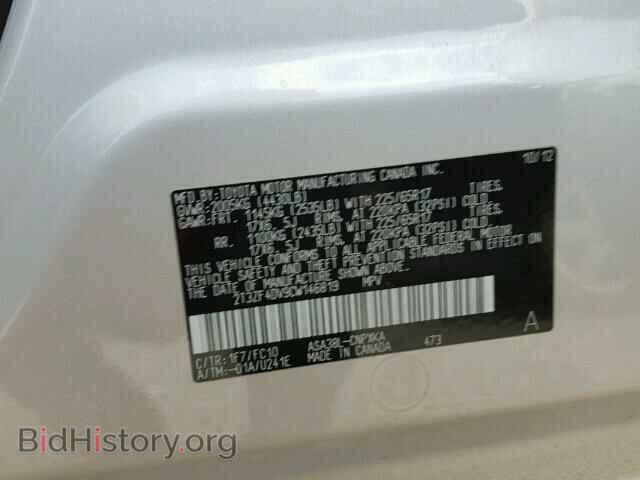 2012 TOYOTA RAV4 - VIN: 2T3ZF4DV9CW146819 - Фото 10
