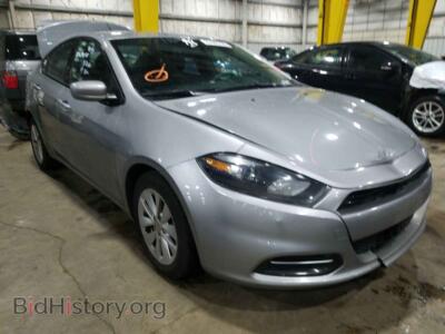 2014 Dodge DART Dart SXT, silver — VIN 1C3CDFBH2ED871557, Copart