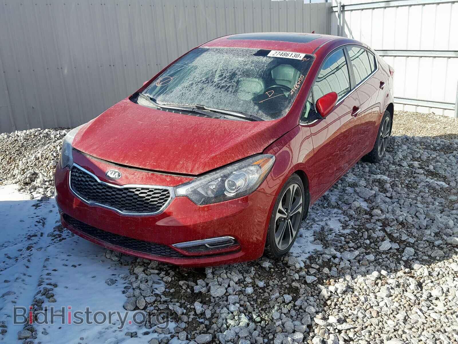 2014 KIA FORTE EX - VIN: KNAFZ4A82E5086172 - Фото 2