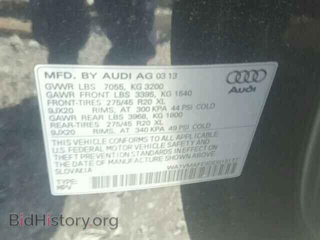 2013 AUDI Q7 - VIN: WA1VMAFE9DD013177 - Фото 10