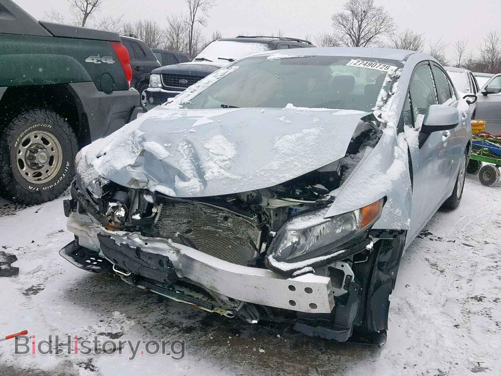 2012 HONDA CIVIC LX - VIN: 19XFB2F50CE007304 - Фото 2