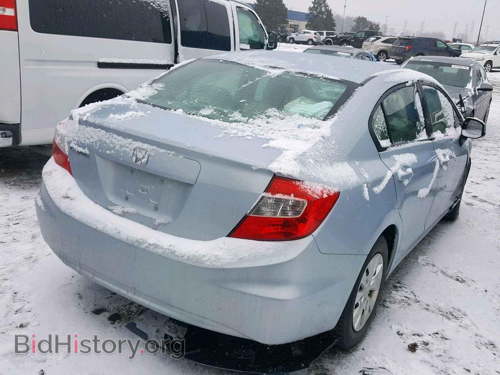 2012 HONDA CIVIC LX - VIN: 19XFB2F50CE007304 - Фото 4