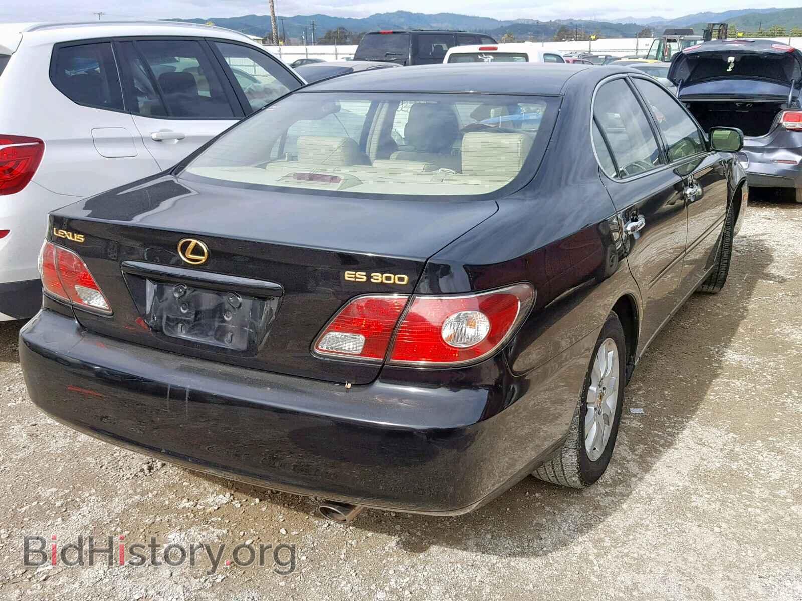 2003 LEXUS ES300 - VIN: JTHBF30G430138102 - Фото 4