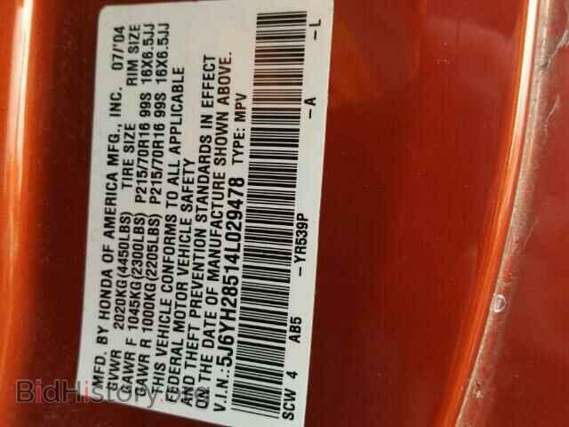 2004 HONDA ELEMENT - VIN: 5J6YH28514L029478 - Photo 10