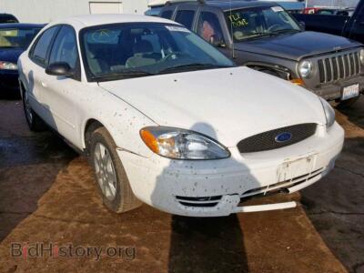 2006 Ford TAURUS Taurus SE, белый — VIN 1FAFP53U36A213793, Copart