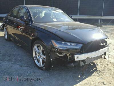 2016 Audi A6 A6 Premium, синий — VIN WAUGFBFC8GN054490, Copart