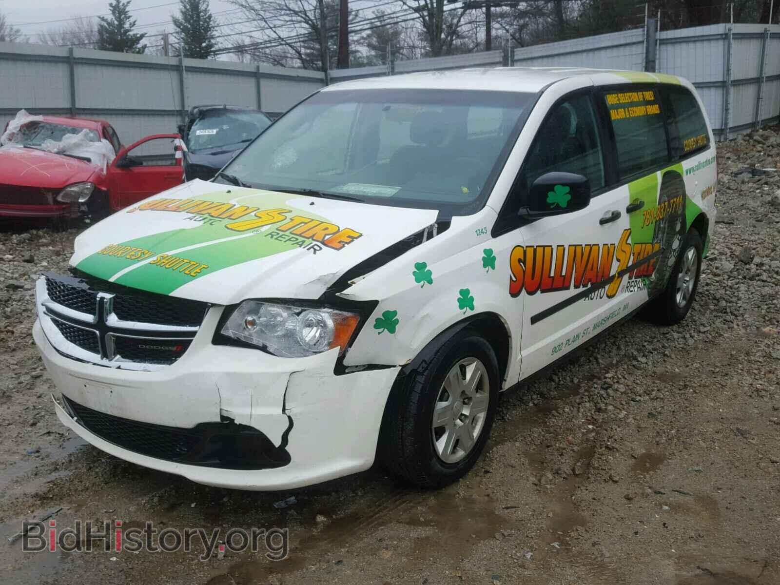 2013 DODGE CARAVAN - VIN: 2C4RDGBG5DR563376 - Фото 2