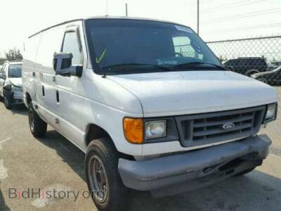 2007 Ford ECONOLINE, white — VIN 1FTNE14W97DA26711, Copart
