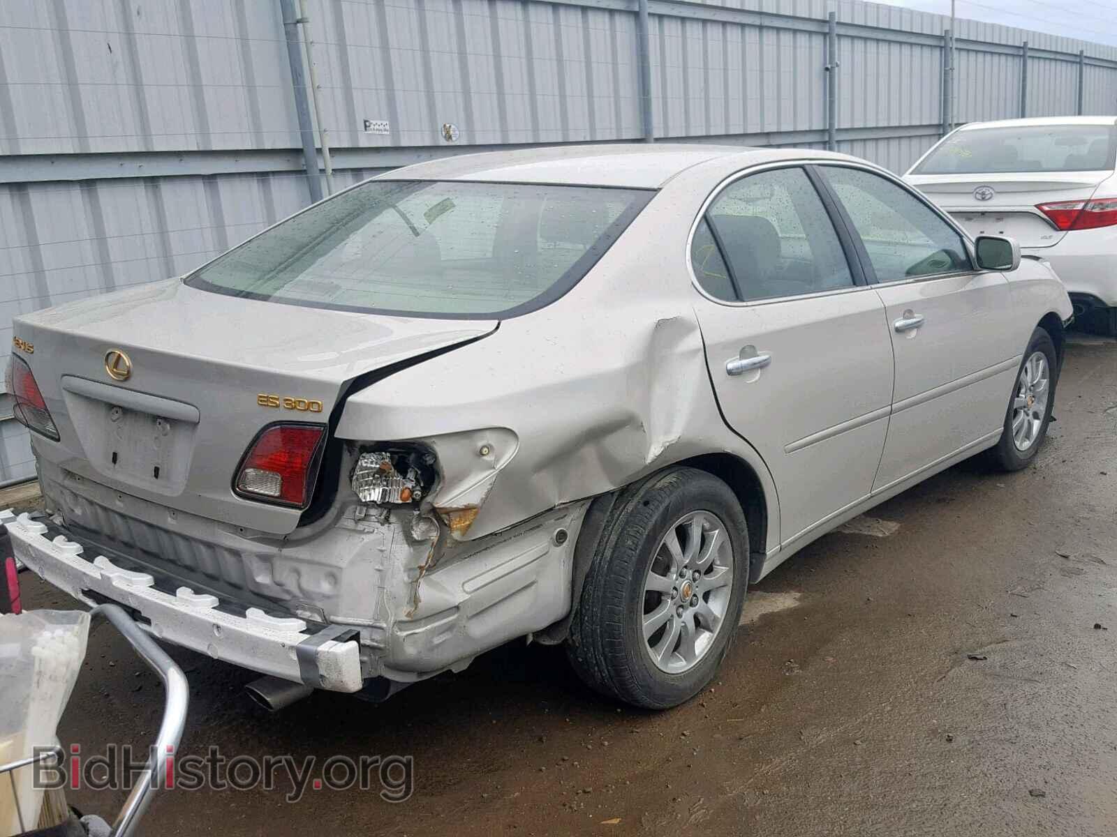 2003 LEXUS ES300 - VIN: JTHBF30G630099139 - Фото 4
