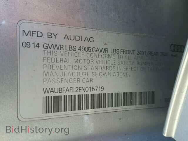 2015 AUDI A4 - VIN: WAUBFAFL2FN015719 - Фото 10