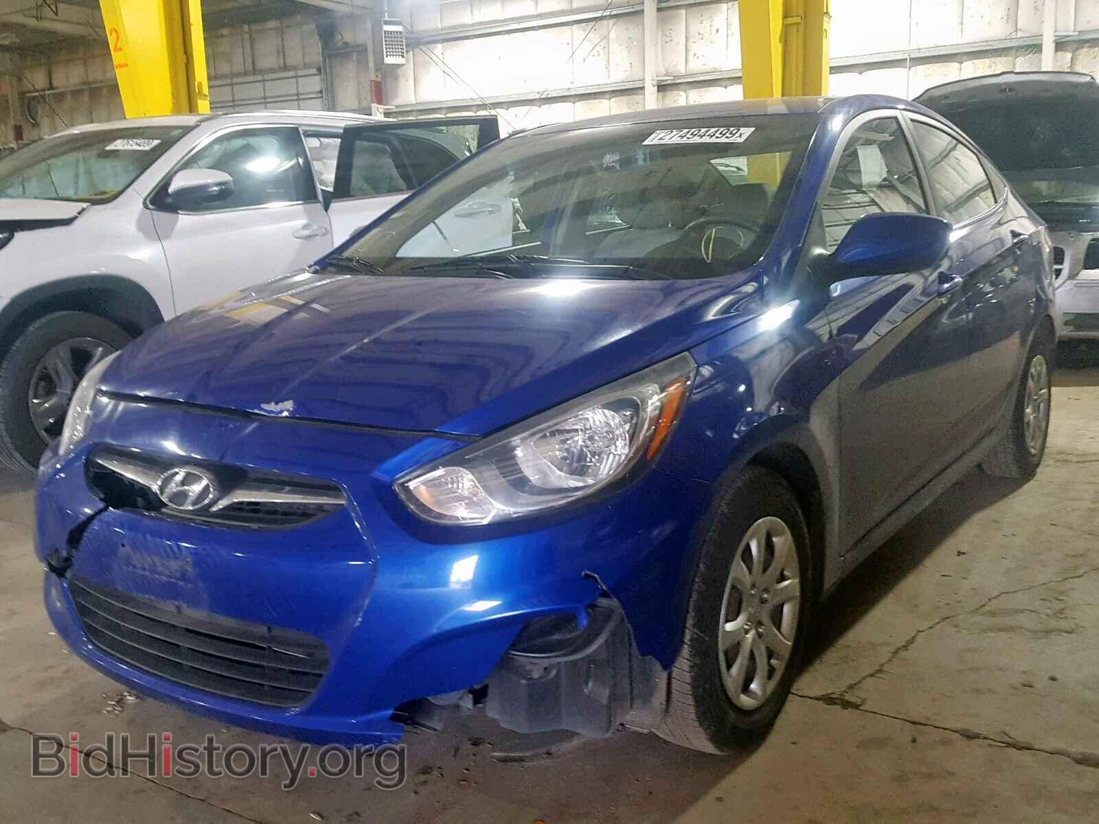 2013 HYUNDAI ACCENT - VIN: KMHCT4AE1DU580598 - Фото 2