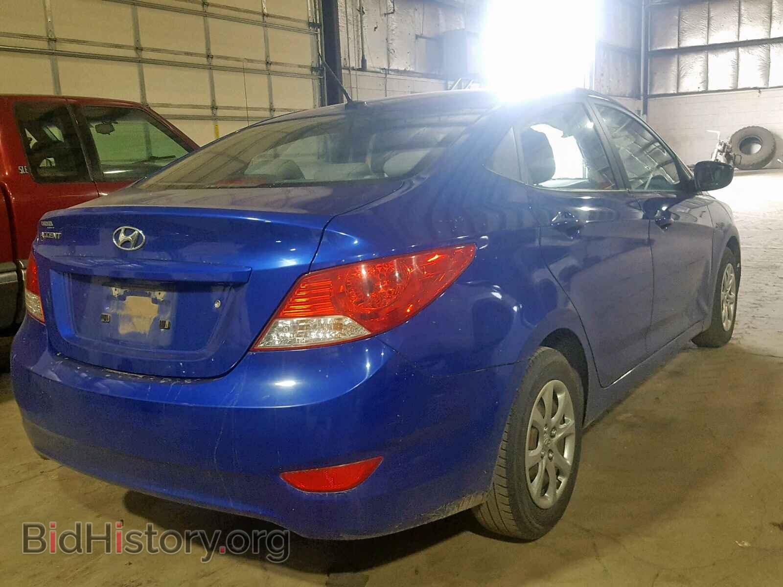 2013 HYUNDAI ACCENT - VIN: KMHCT4AE1DU580598 - Фото 4