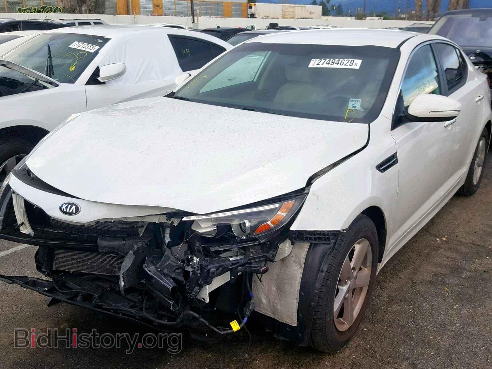 2015 KIA OPTIMA - VIN: KNAGM4A7XF5611409 - Фото 2