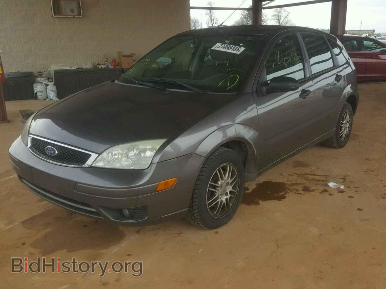 2007 FORD FOCUS - VIN: 1FAFP37N87W204129 - Фото 2