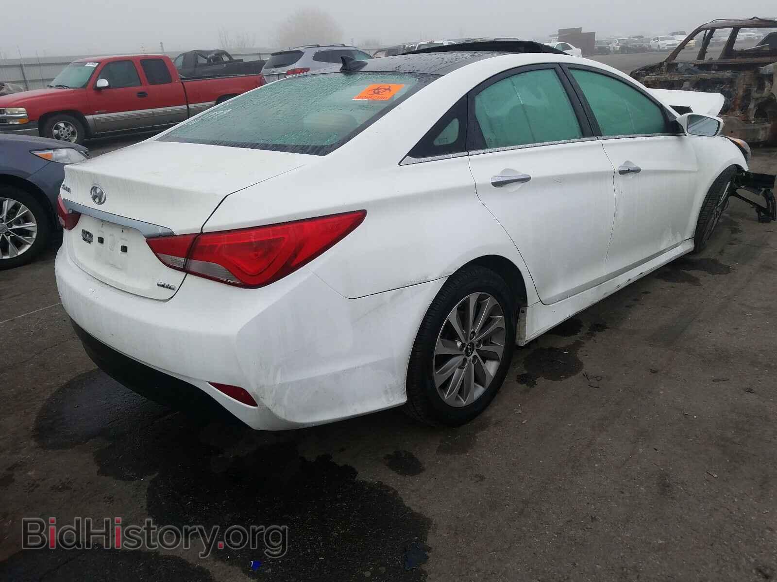 2014 HYUNDAI SONATA - VIN: 5NPEC4AC7EH877110 - Фото 4