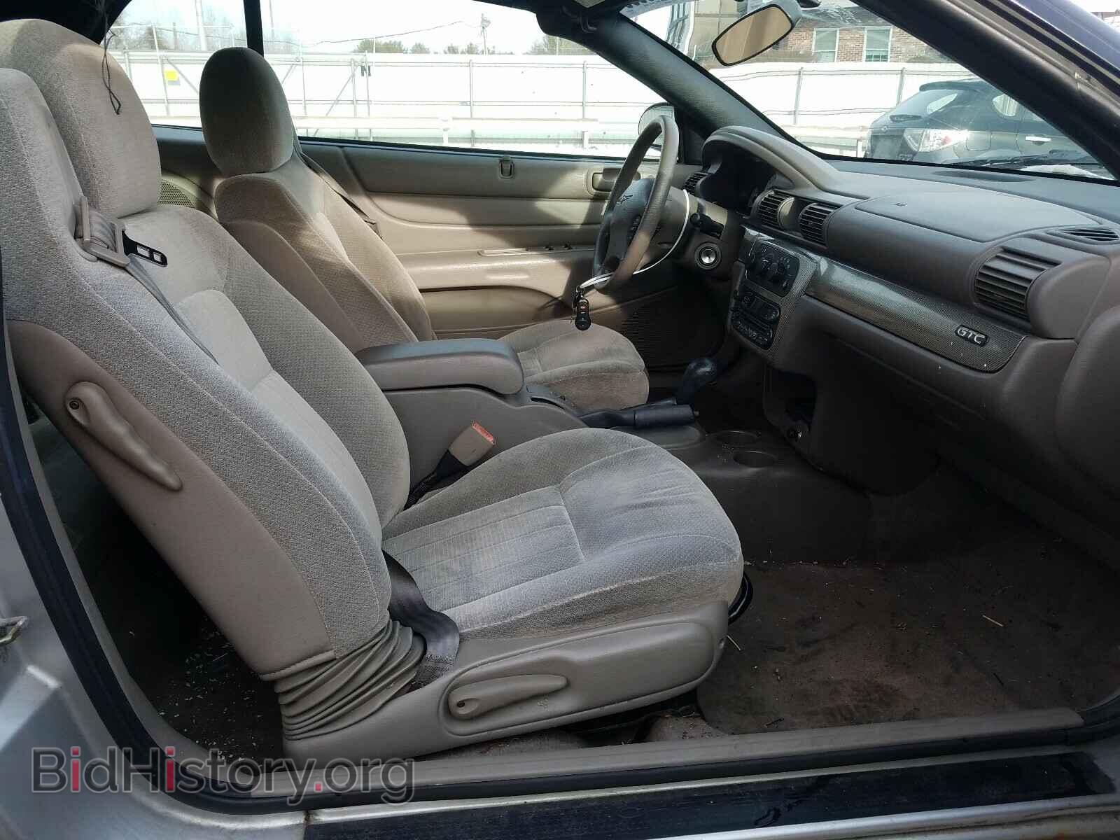 2002 CHRYSLER SEBRING - VIN: 1C3EL75R42N328979 - Фото 5