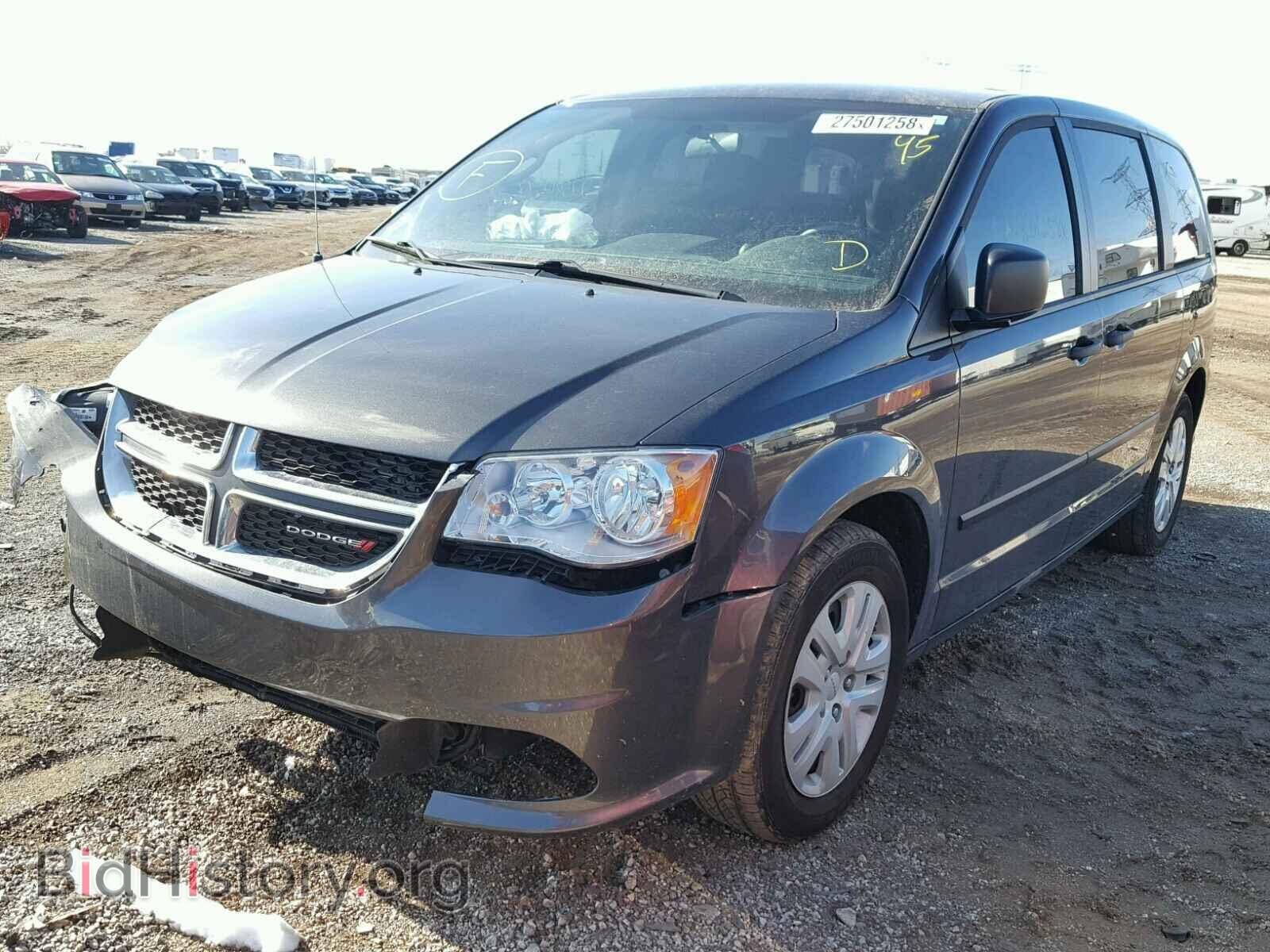 2016 DODGE CARAVAN - VIN: 2C4RDGBG9GR170548 - Фото 2