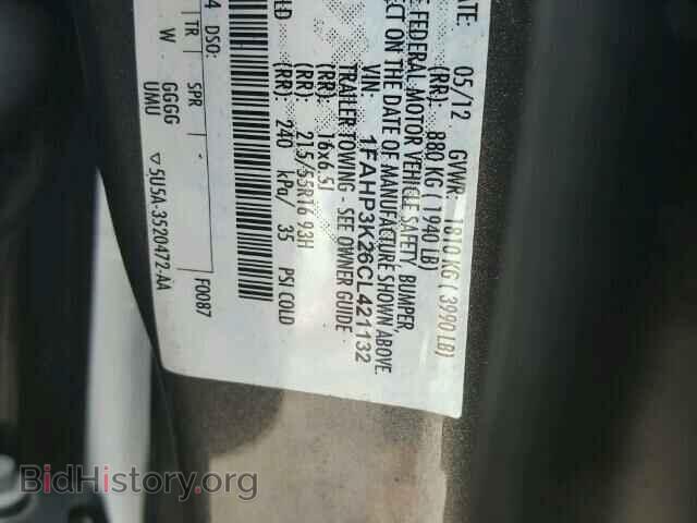 2012 FORD FOCUS - VIN: 1FAHP3K26CL421132 - Photo 10