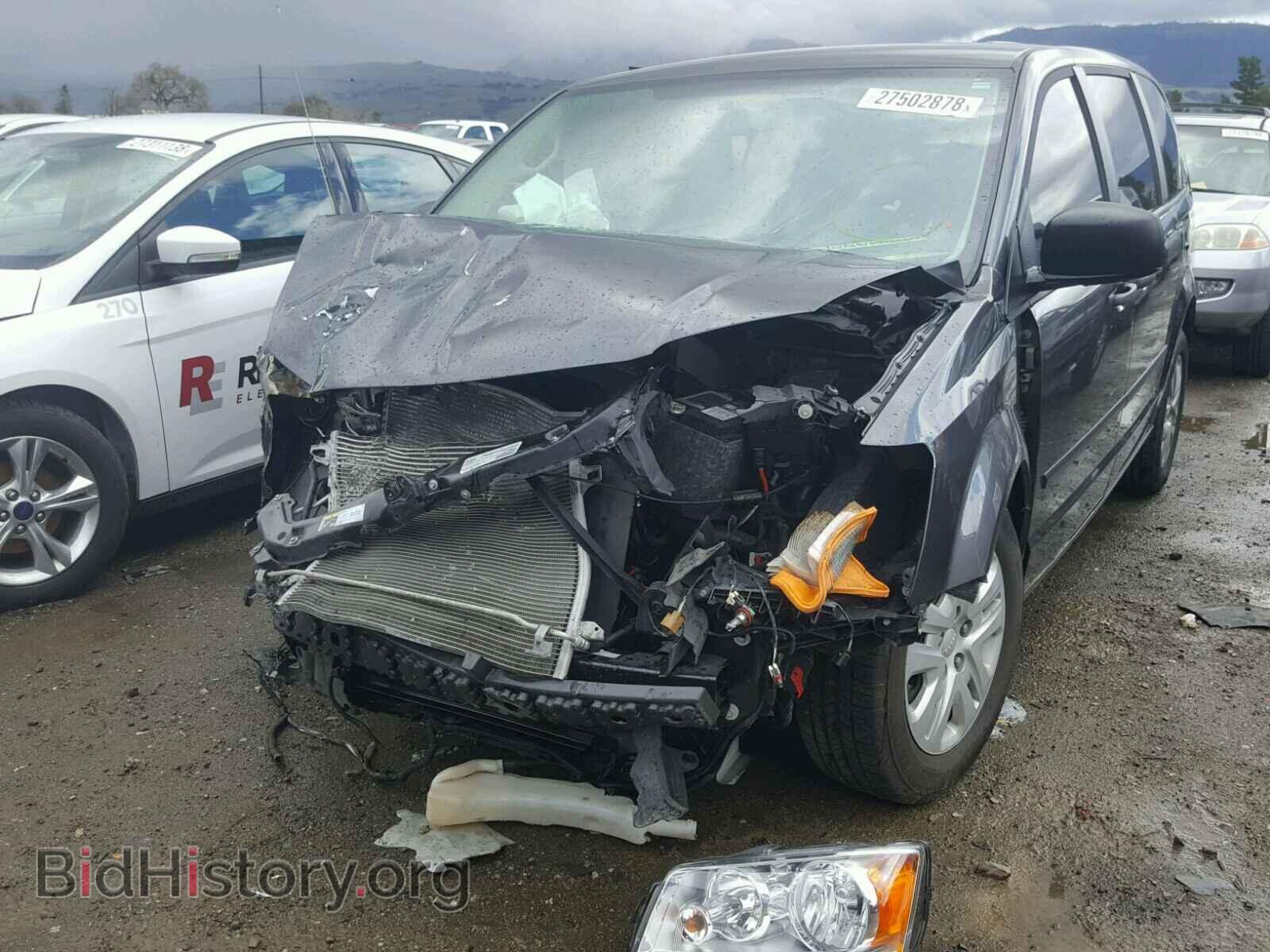 2016 DODGE CARAVAN - VIN: 2C4RDGBGXGR341436 - Фото 2