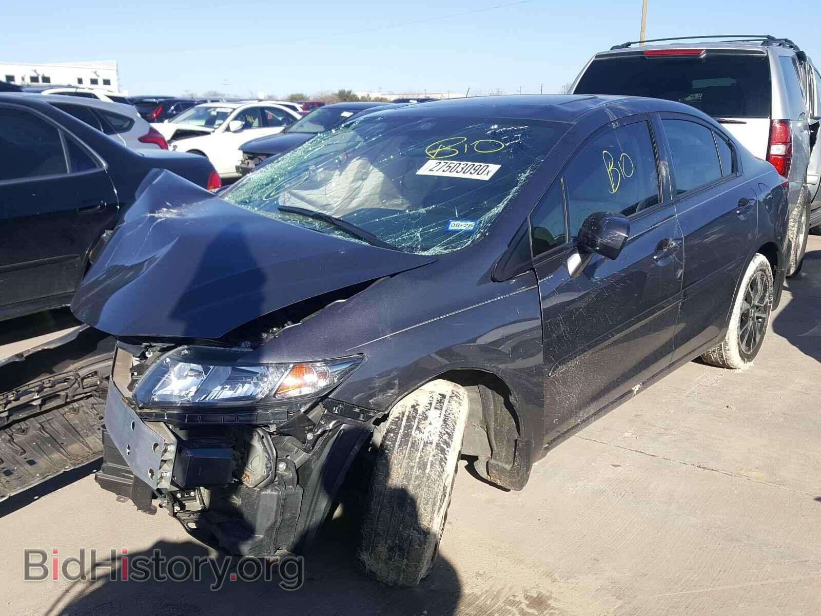2014 HONDA CIVIC - VIN: 19XFB2F80EE038145 - Фото 2