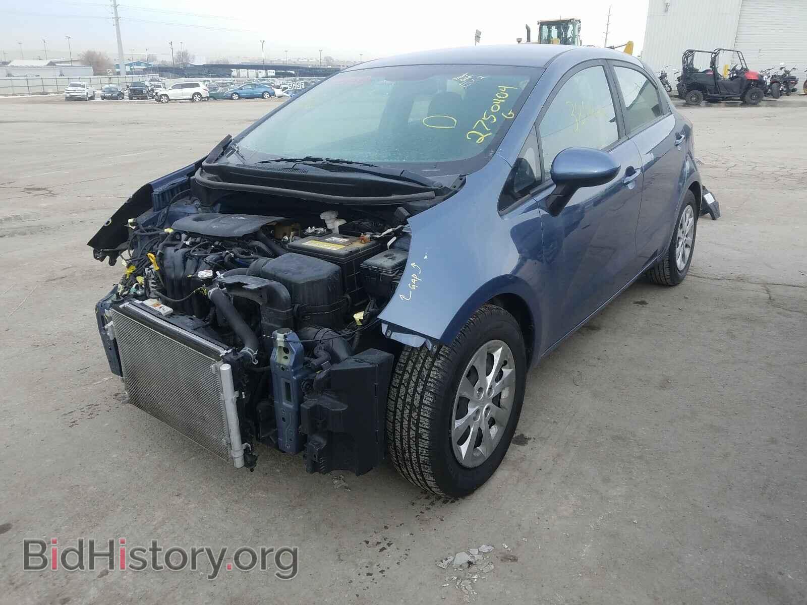 2016 KIA RIO - VIN: KNADM5A36G6698985 - Фото 2