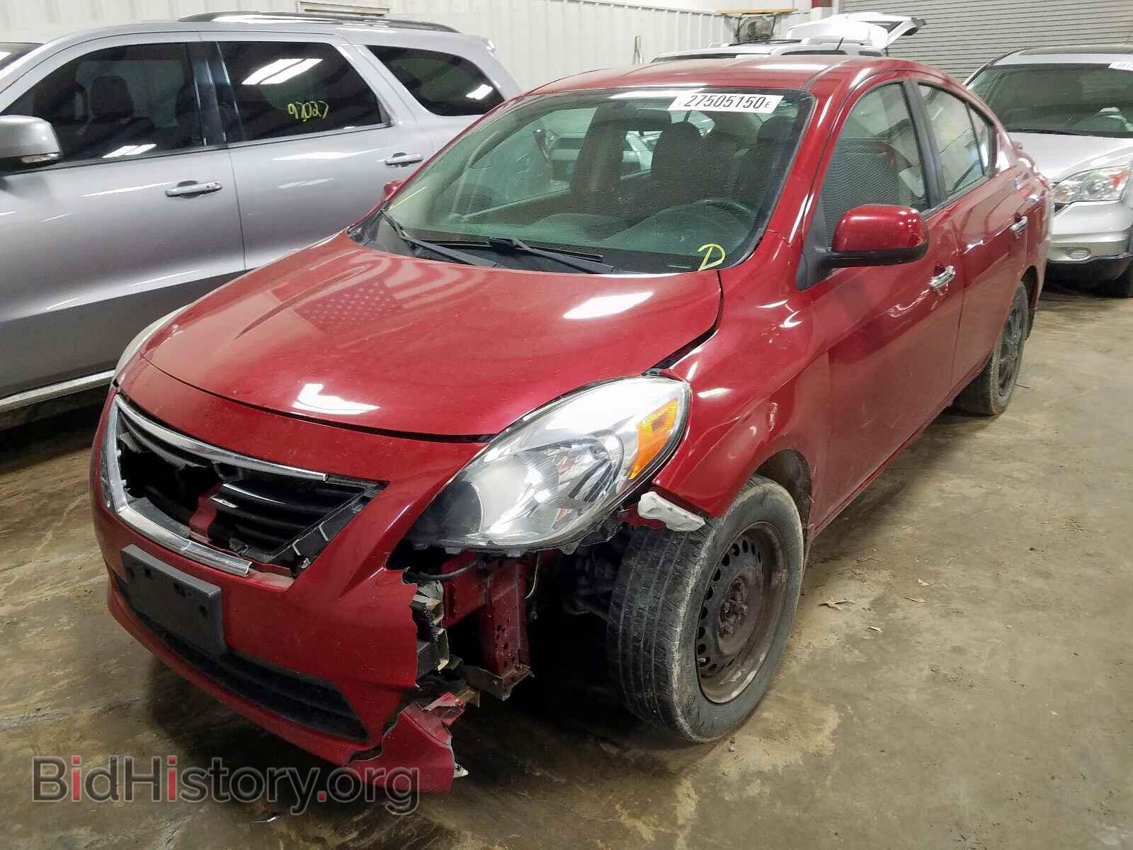 2013 NISSAN VERSA - VIN: 3N1CN7AP1DL858785 - Фото 2