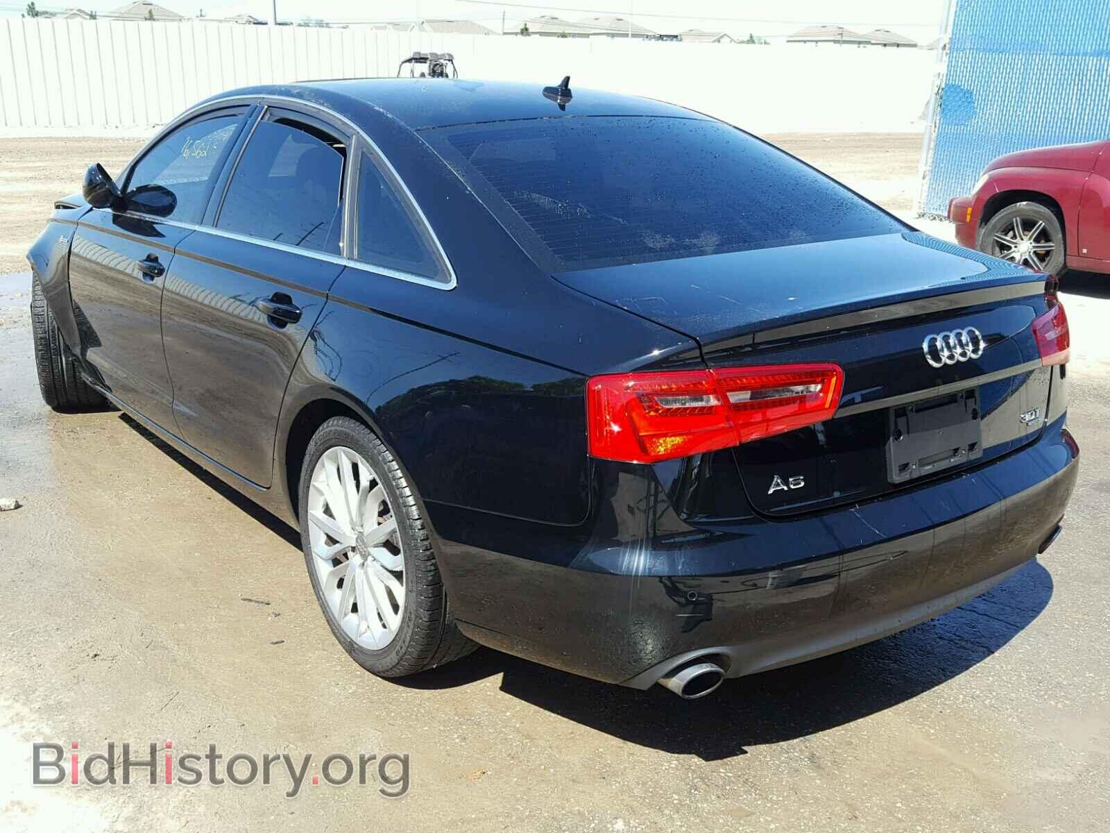 2012 AUDI A6 - VIN: WAUGGAFC6CN129382 - Фото 3