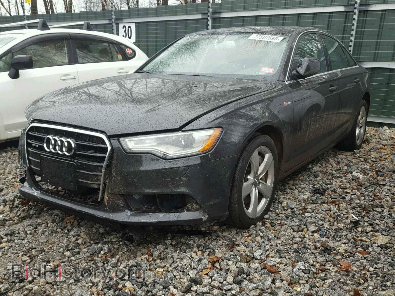 2012 AUDI A6 - VIN: WAUGGAFC7CN143274 - Фото 2