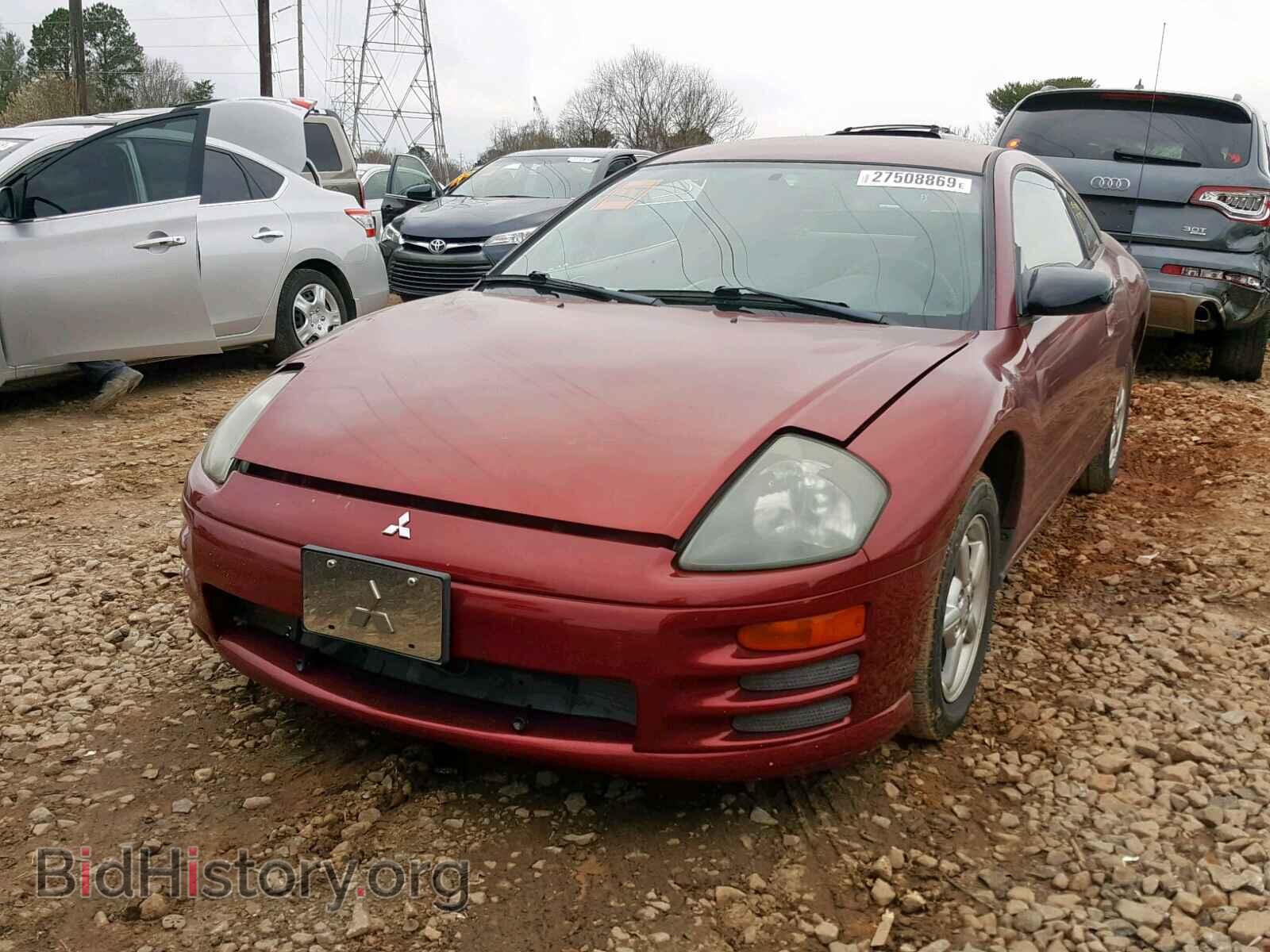 2002 MITSUBISHI ECLIPSE - VIN: 4A3AC34G22E031497 - Фото 2