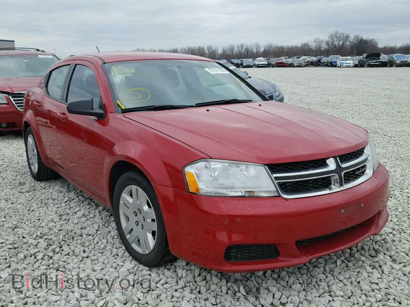 Фотография 1C3CDZAG7DN749862 - DODGE AVENGER 2013