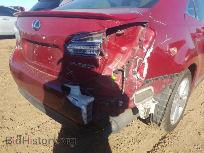 2010 Lexus HS (VIN JTHBB1BA1A2014508) — photo 9 of 10