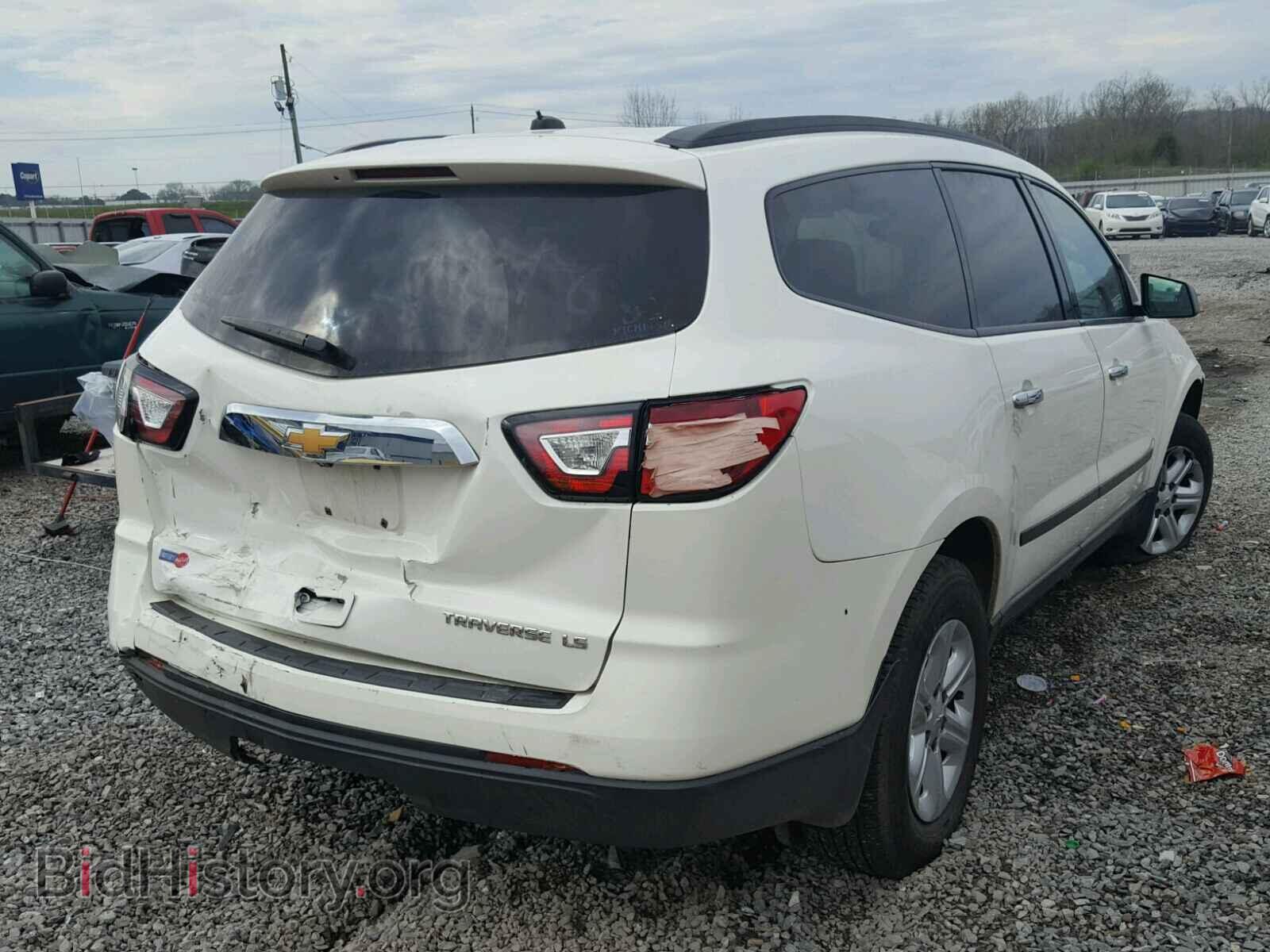 2013 CHEVROLET TRAVERSE - VIN: 1GNKRFED5DJ101524 - Фото 4
