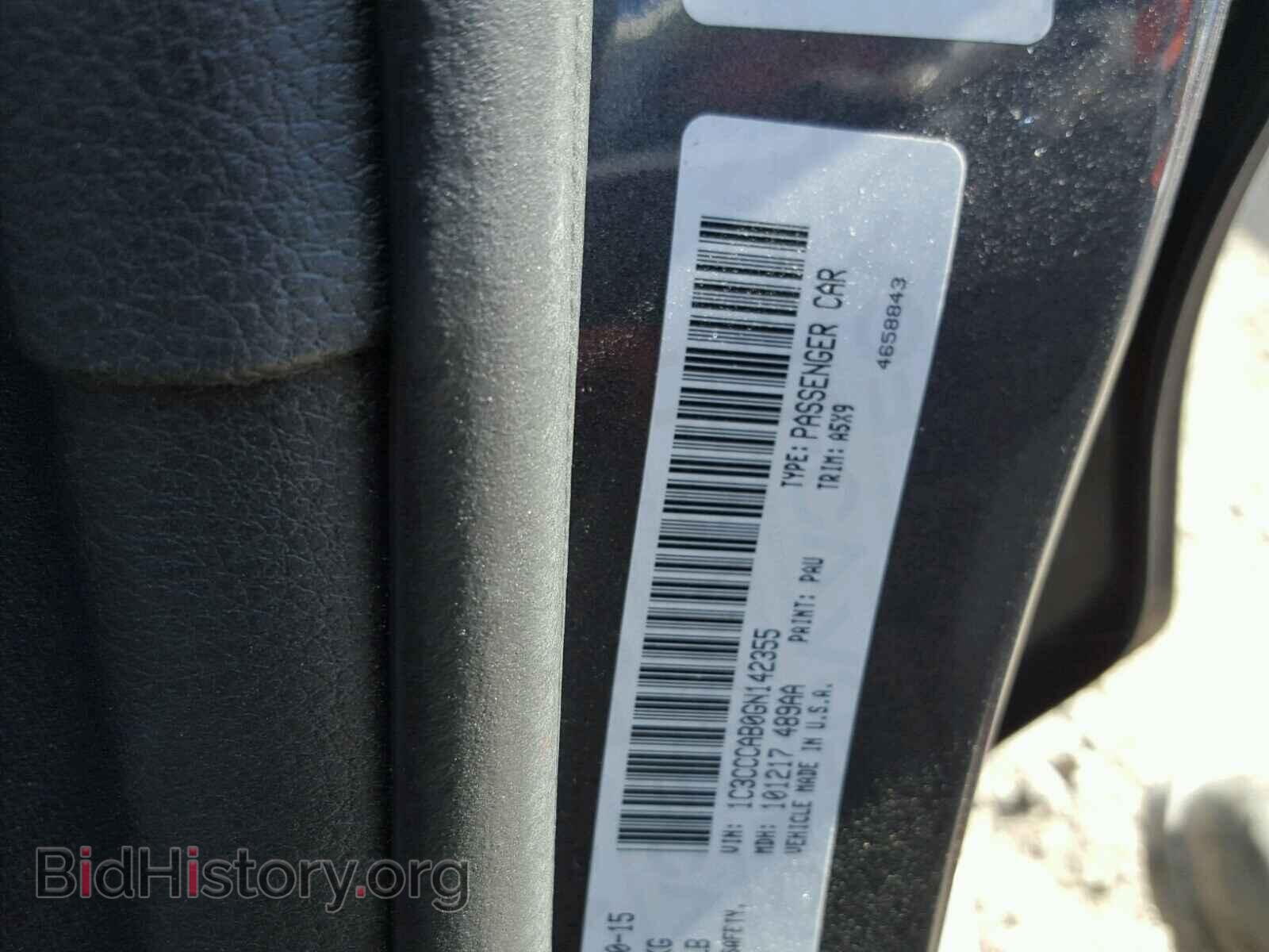 2016 CHRYSLER 200 - VIN: 1C3CCCAB0GN142355 - Photo 10