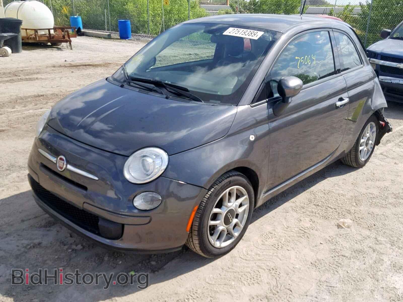 2015 FIAT 500 - VIN: 3C3CFFAR2FT594327 - Фото 2