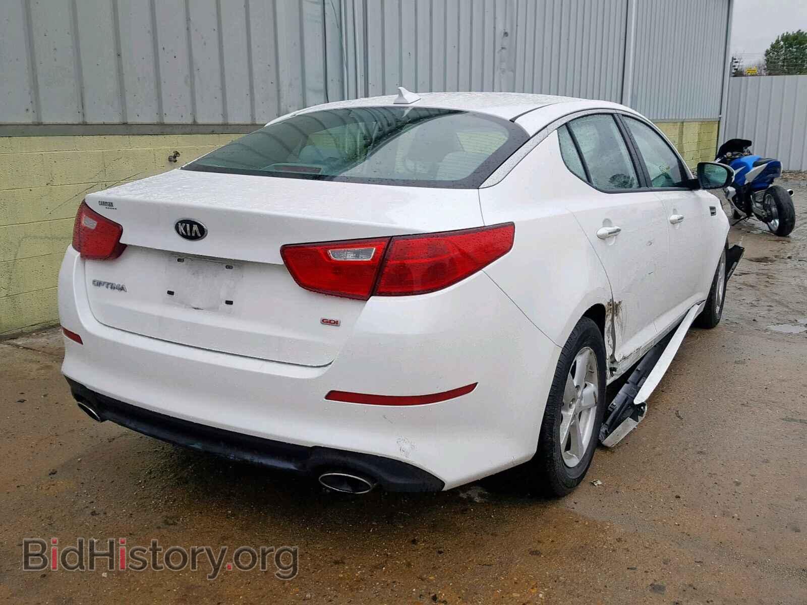2015 KIA OPTIMA - VIN: KNAGM4A73F5640959 - Фото 4