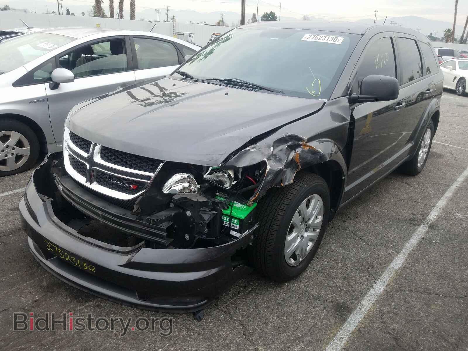 2014 DODGE JOURNEY - VIN: 3C4PDCAB6ET281879 - Фото 2