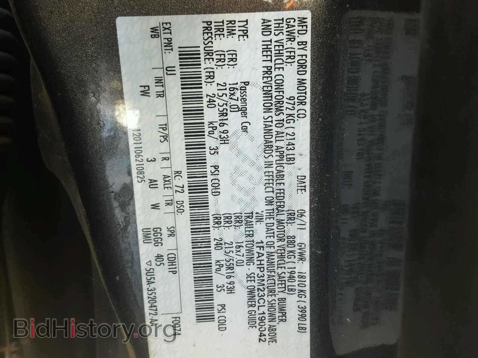 2012 FORD FOCUS - VIN: 1FAHP3M23CL190042 - Photo 10