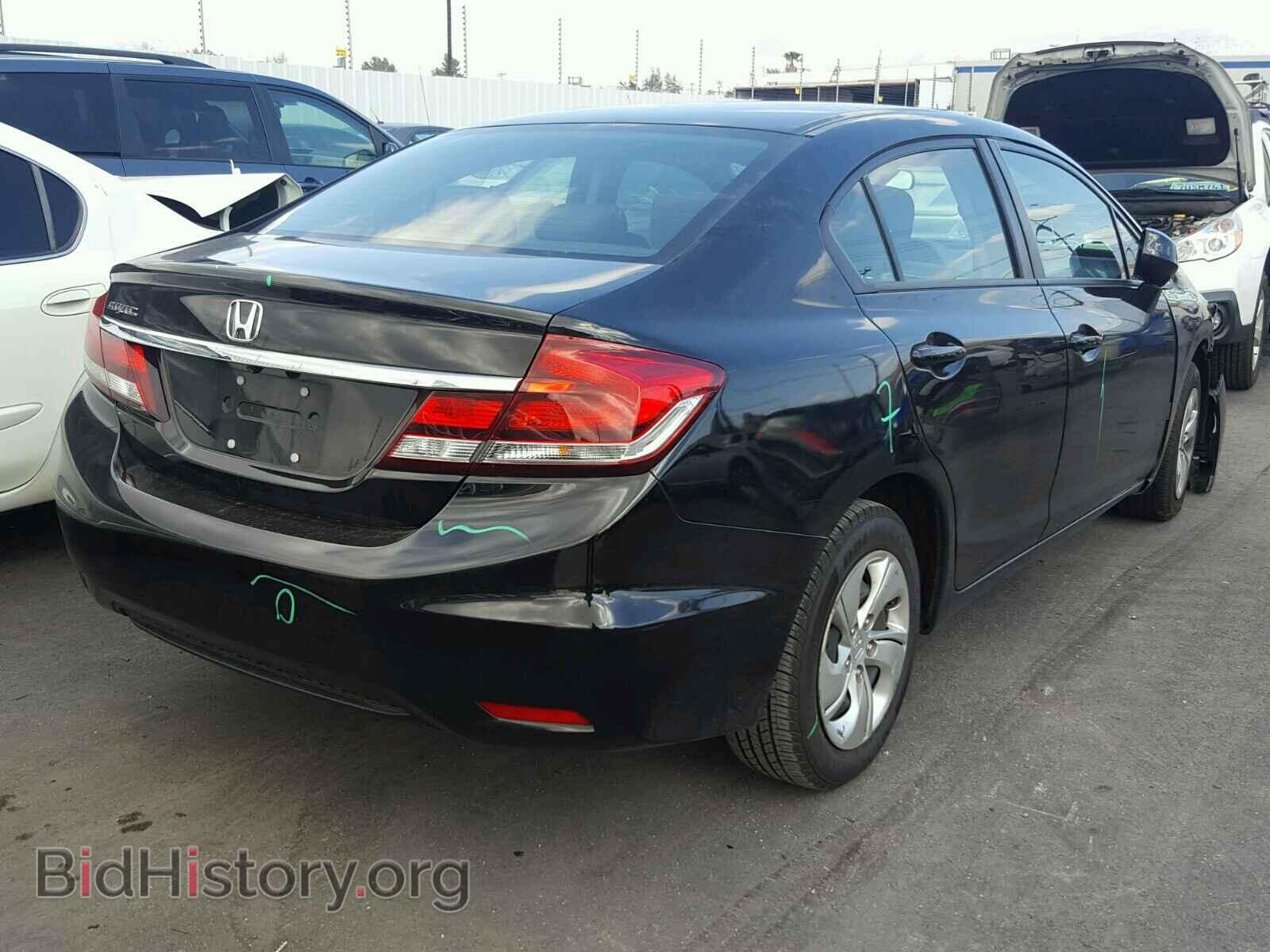 2013 HONDA CIVIC - VIN: 19XFB2F51DE295500 - Фото 4