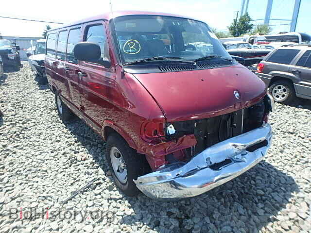2002 Dodge RAM VAN RAM Wagon (VIN 2B4HB15X52K132503) — фото 1 из 10, Copart, повреждение: передняя часть