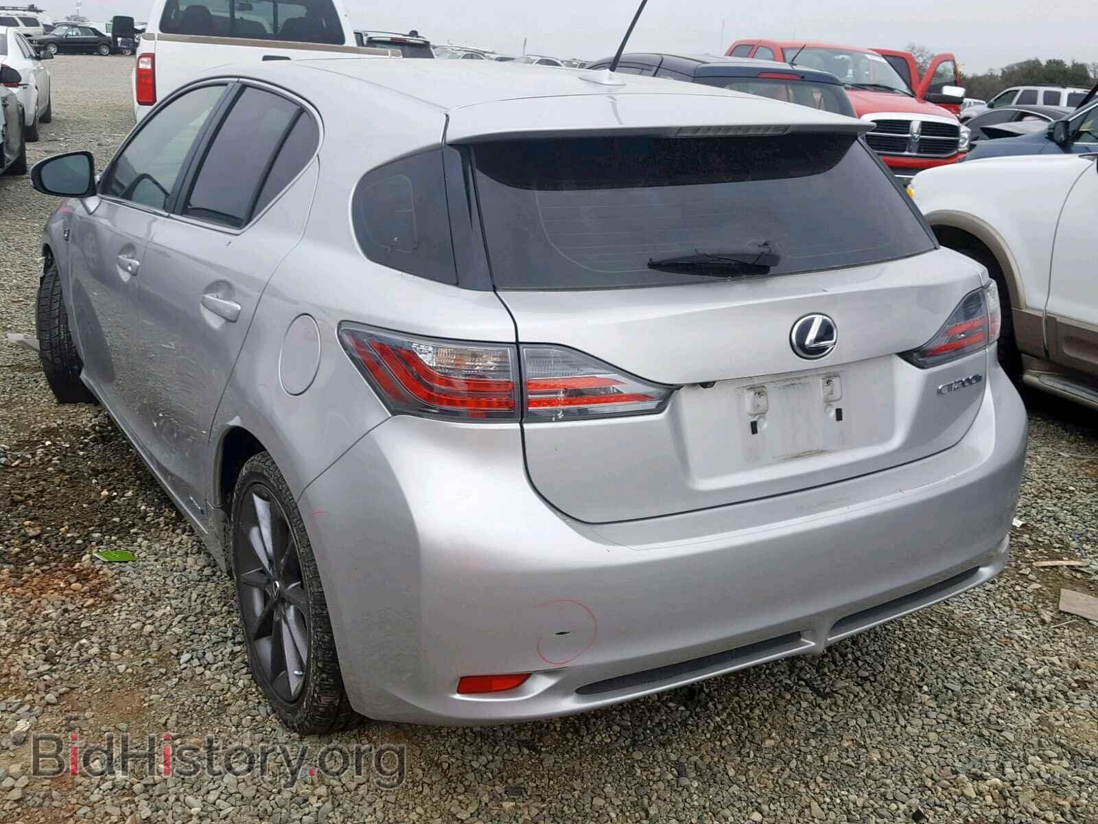 2012 LEXUS CT 200 - VIN: JTHKD5BH7C2093765 - Фото 3