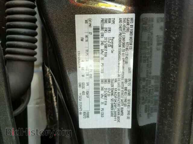 2015 FORD FOCUS - VIN: 1FADP3K29FL385911 - Photo 10