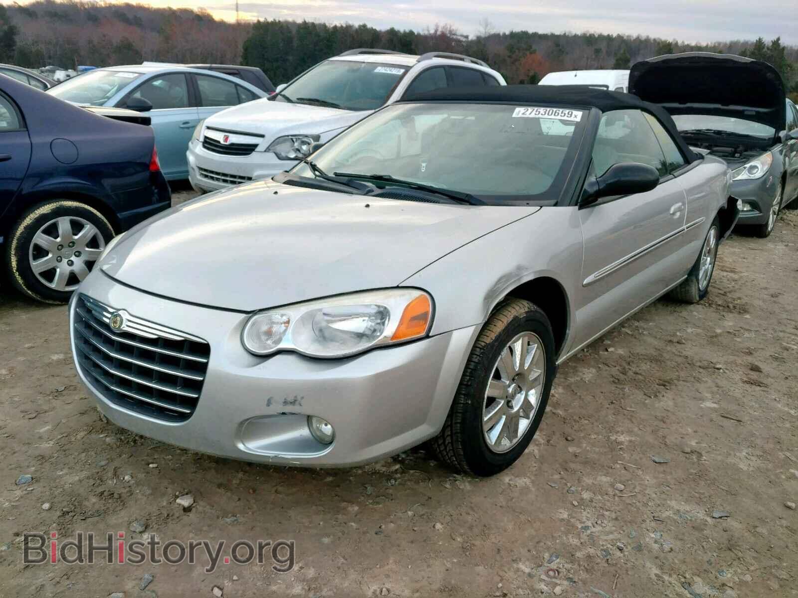 2004 CHRYSLER SEBRING - VIN: 1C3EL65RX4N189695 - Фото 2