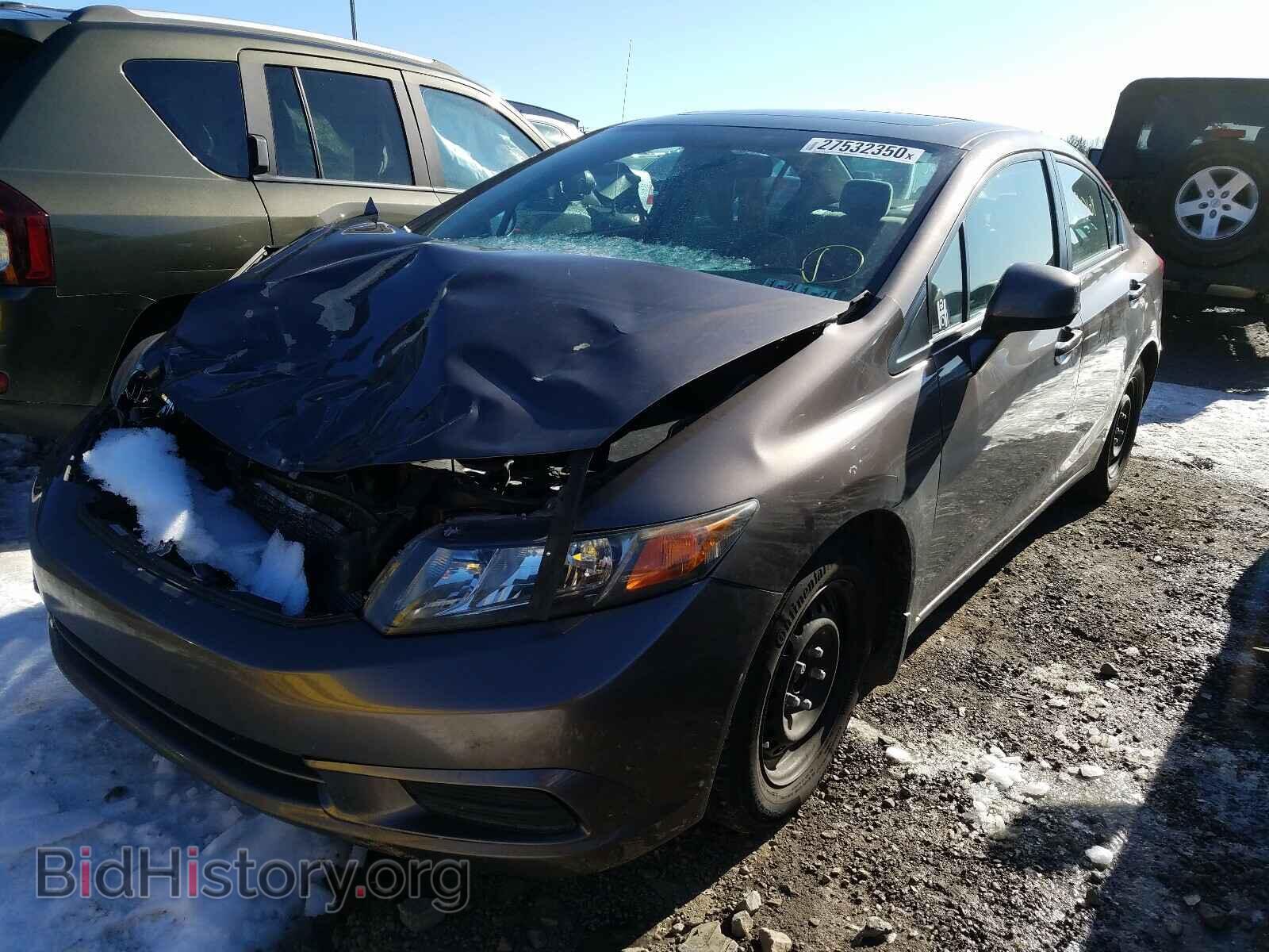 2012 HONDA CIVIC - VIN: 2HGFB2F84CH540160 - Фото 2