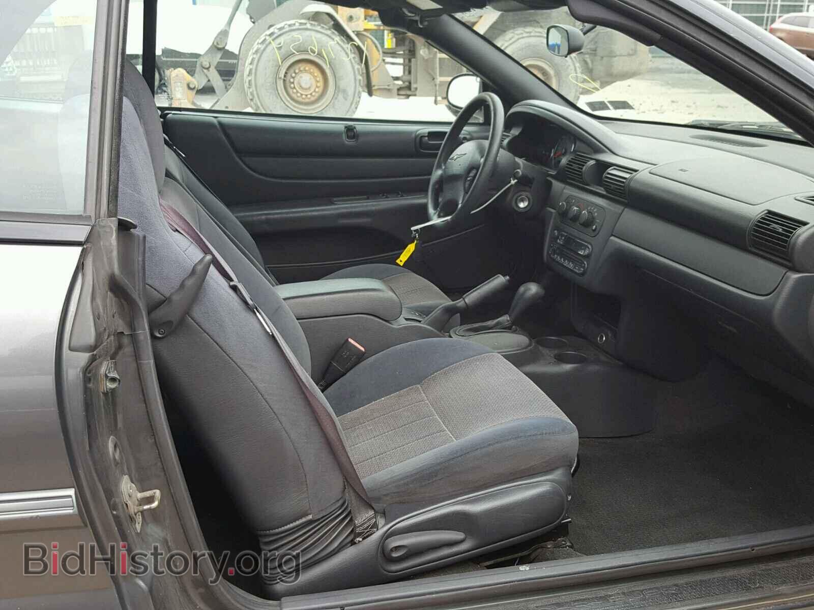 2004 CHRYSLER SEBRING - VIN: 1C3EL45X74N421351 - Фото 5