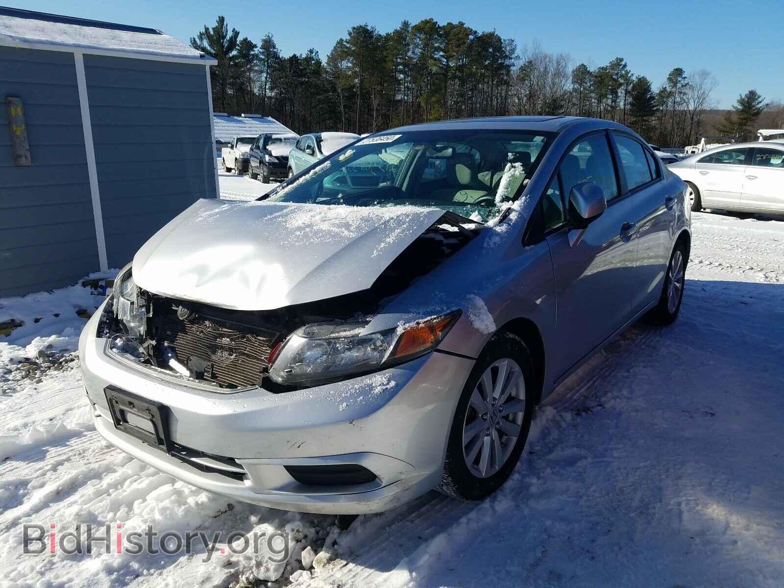 2012 HONDA CIVIC - VIN: 2HGFB2F80CH602167 - Фото 2