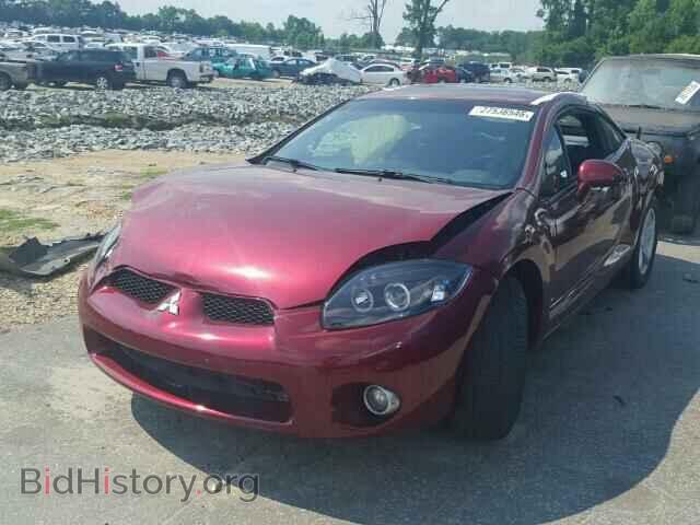2007 MITSUBISHI ECLIPSE - VIN: 4A3AK34T67E016430 - Фото 2