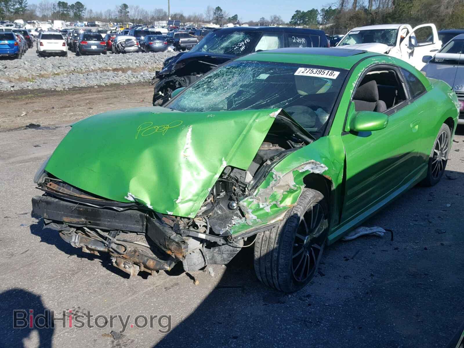 2002 MITSUBISHI ECLIPSE - VIN: 4A3AC34G92E082222 - Фото 2