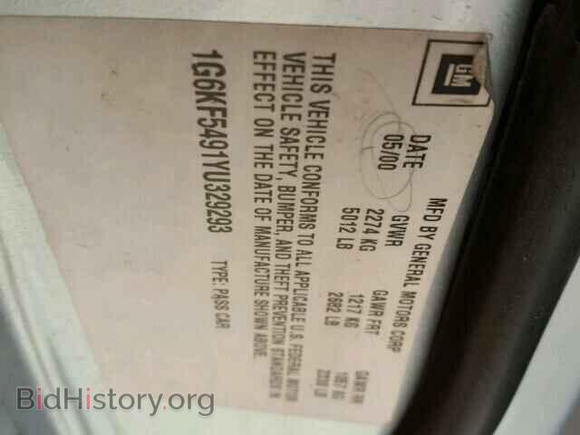2000 CADILLAC DEVILLE - VIN: 1G6KF5491YU329293 - Photo 10