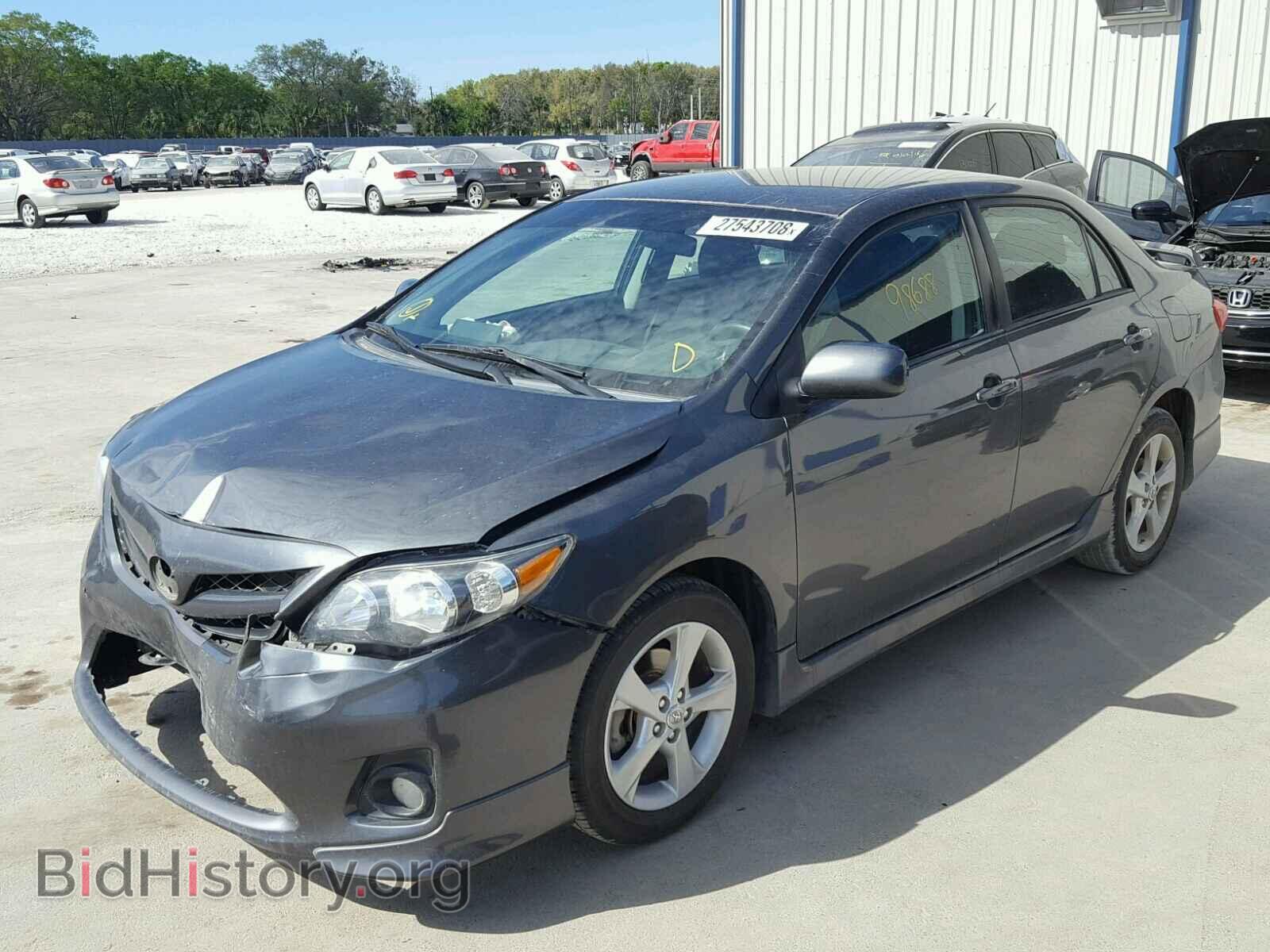 2011 TOYOTA COROLLA BA - VIN: 2T1BU4EE1BC705486 - Фото 2